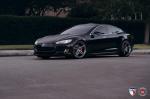 Tesla Model S on Vossen Wheels (HC-1) 2016 года